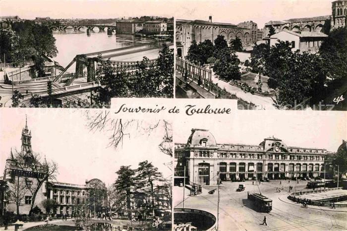 Toulouse Haute-Garonne Pont Saint Pierre Musee Donjon Gare