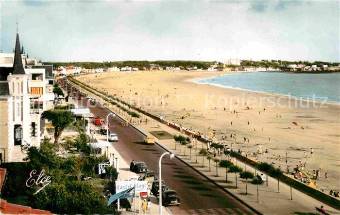 Royan 17 La Plage et la Route du bord du Mer vues du Family Hotel