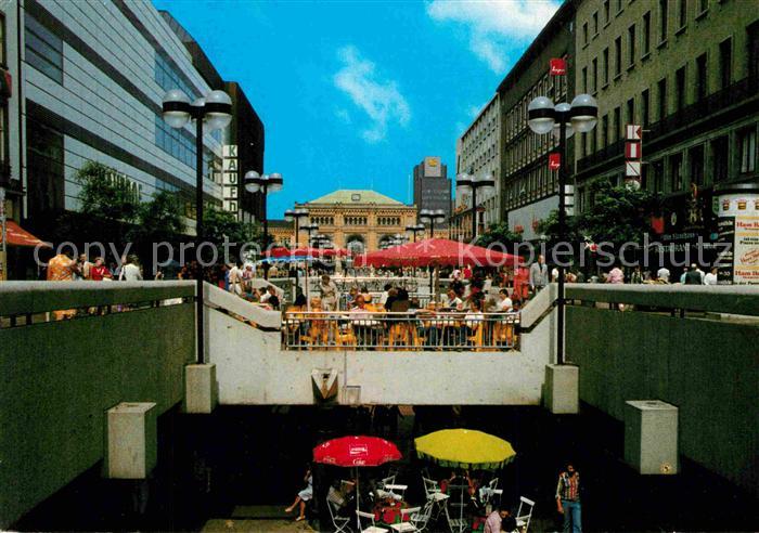 HANNOVER  CITY Bahnhofstrasse Strassencafe