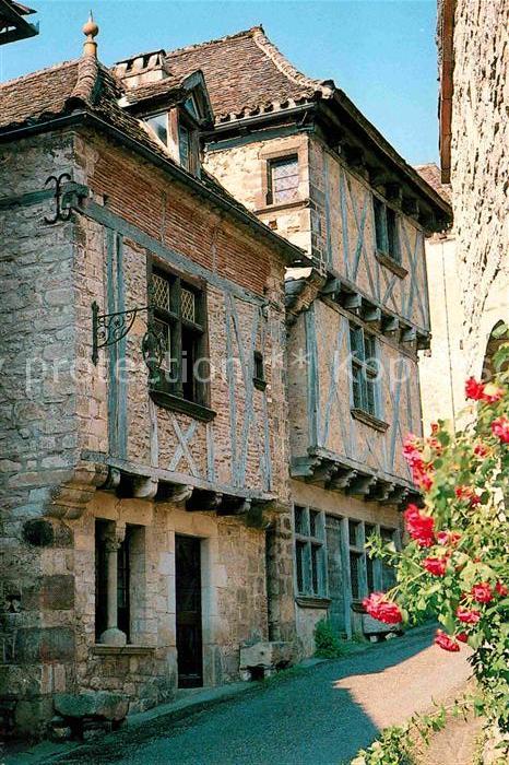 Saint-Cirq-Lapopie Maisons medievales
