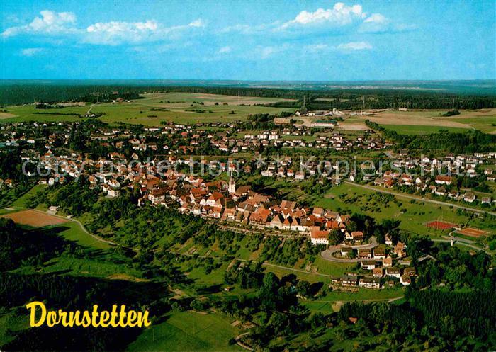Dornstetten Wuerttemberg Luftkurort im Schwarzwald Fliegeraufnahme