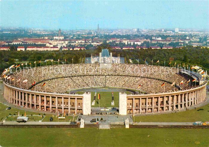 BERLIN  CITY Olympiastadion Fliegeraufnahme