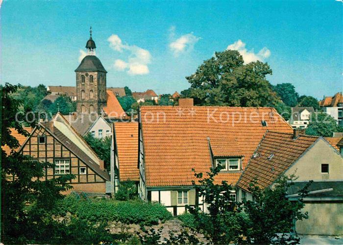 Tecklenburg Steinfurt NRW Ortsmotiv mit Kirche