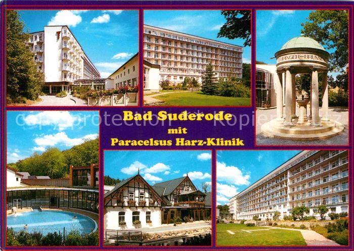 Bad Suderode Paracelsus Harz Klinik Brunnen