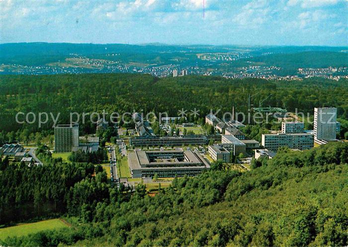 SAARBRueCKEN Saarland Stadtpanorama mit Universitaet des Saarlandes