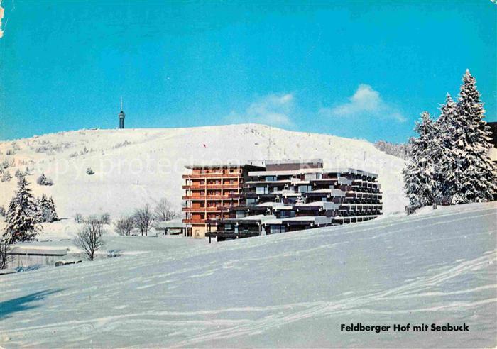 Feldberg Schwarzwald Dorint Hotel Feldberger Hof mit Seebuck Winterpanorama