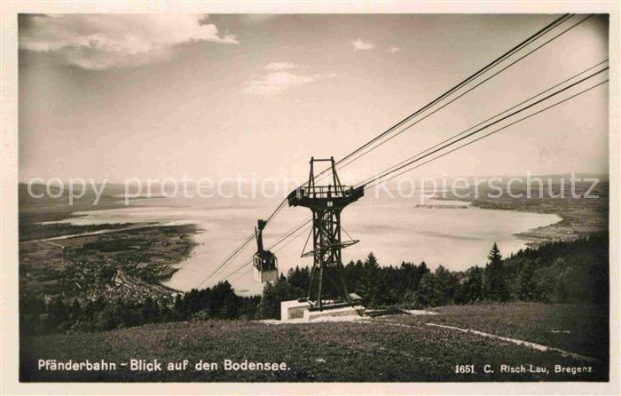 Foto Risch-Lau Nr. 1651 Pfänderbahn Bodensee