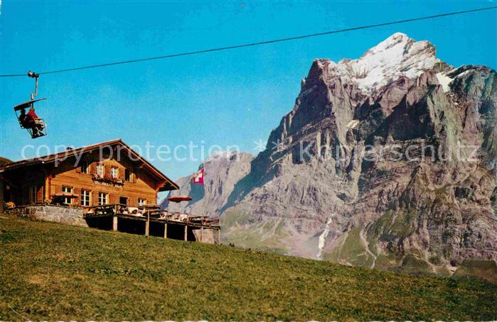 Sessellift Grindelwald-First Restaurant Bort Wetterhorn