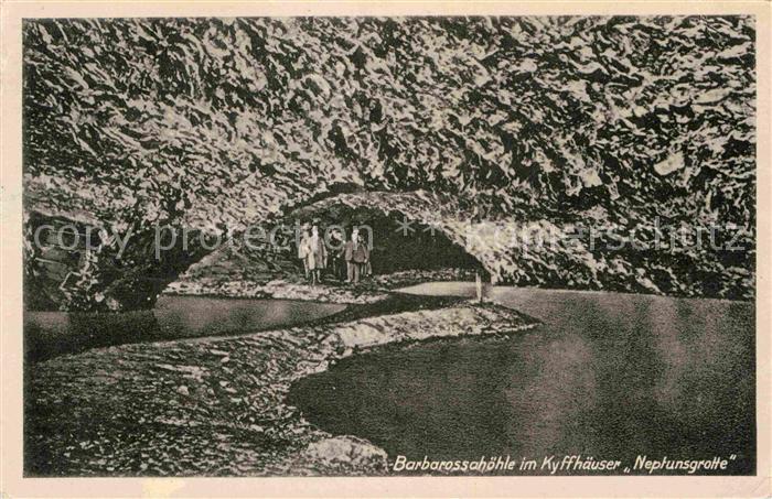Hoehlen Caves Grottes Barbarossahöhle Kyffhäuser Neptunsgrott
