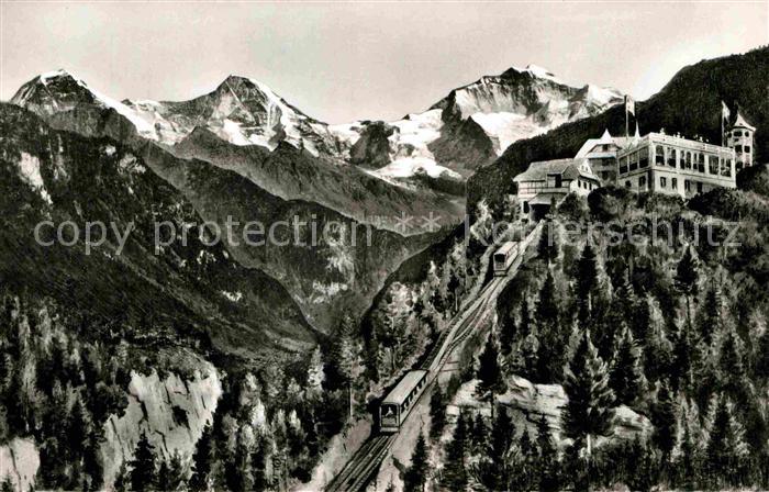 Zahnradbahn Interlaken Heimwehfluh Jungfrau Moench Eiger