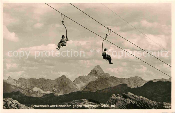 Sessellift Nebelhorn Hochvogel