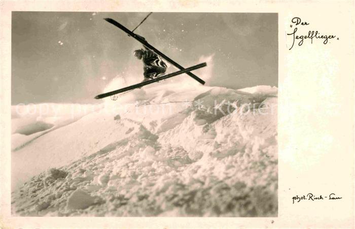 Skifahren Segelflieger