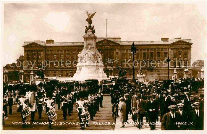 Leibgarde Wache Victoria Memorial Buckingham Palace Lon