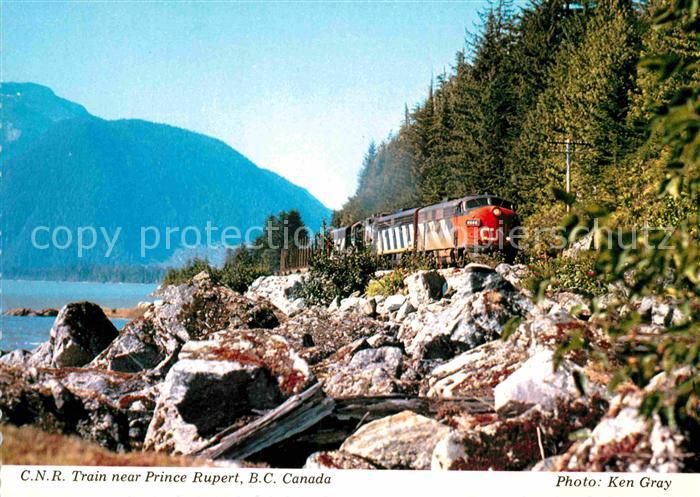 Eisenbahn C.N.R. Train Prince Rupert B.C. Canada