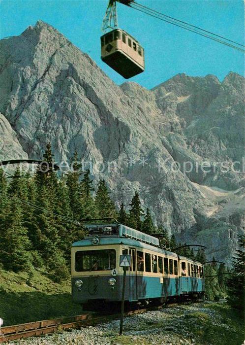 Zahnradbahn Seilbahn Bayerische Zugspitzbahn Zugspi