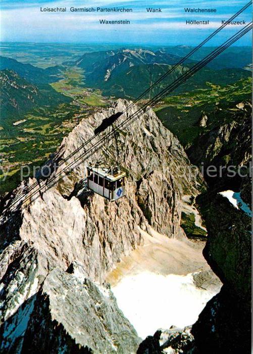 Seilbahn Zugspitze Hoellental Waxensteinkamm Loisachtal