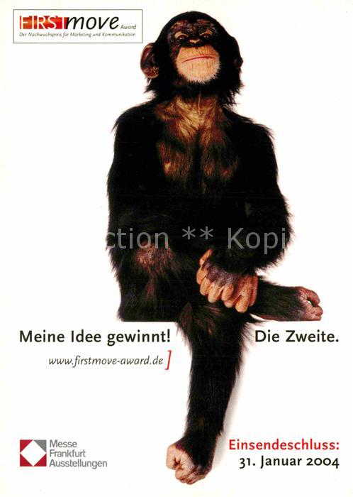 Affen Werbung Firstmove Nachwuchspreis Marketing und Kommunikation