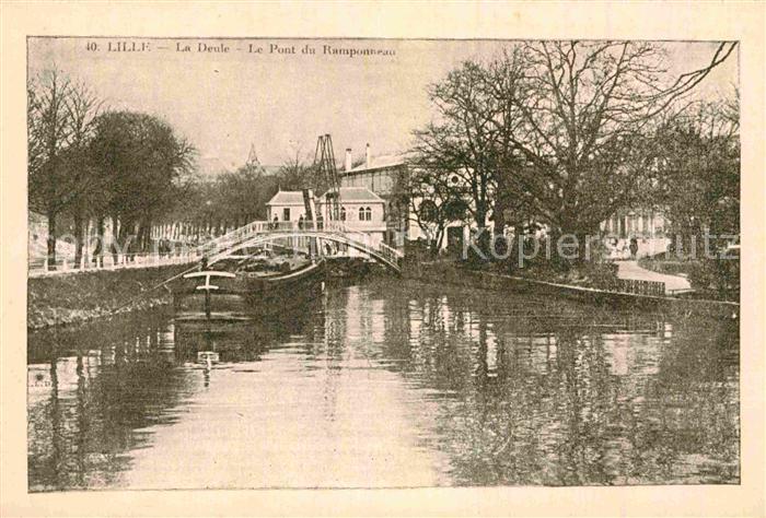 Lille Nord La Deule Pont du Ramponneau