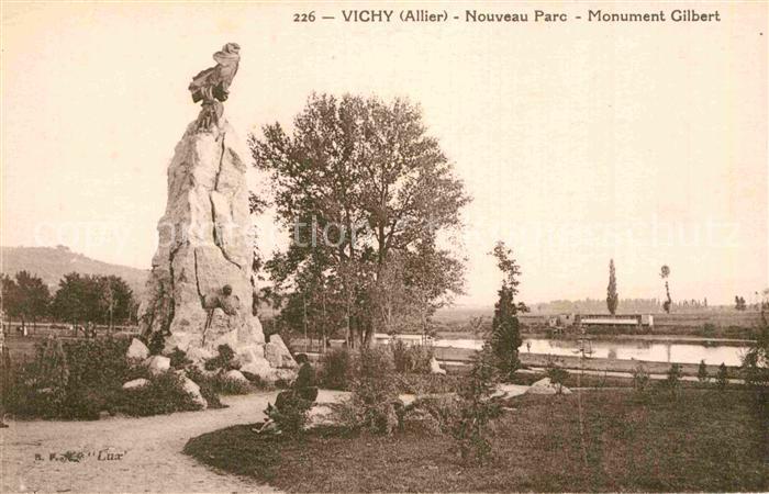 Vichy Allier Nouveau Parc Monument Gilbert