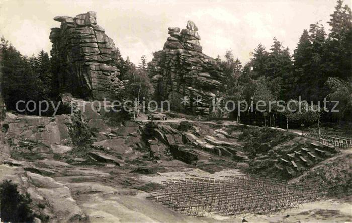 Ehrenfriedersdorf Erzgebirge Landschaftsbuehne Naturtheater Greifensteinberghaus