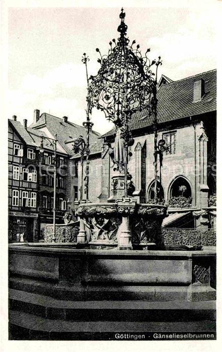 Goettingen Niedersachsen Gaenselieselbrunnen
