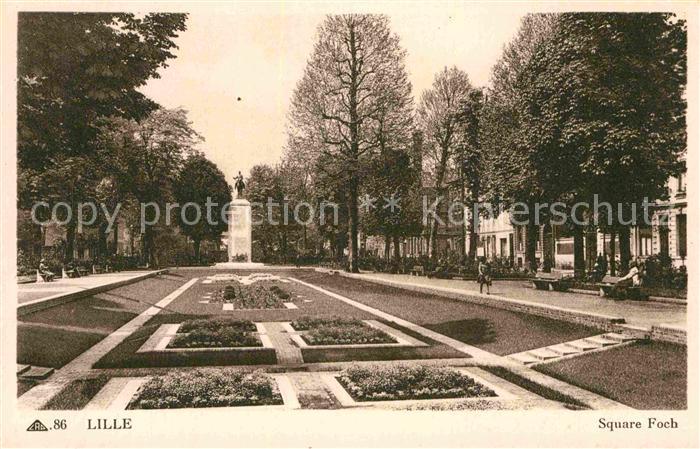 Lille Nord Square Foch Monument