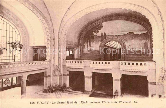 Vichy Allier Grand Hall de l'Etablissement Thermal d