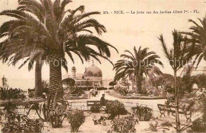Nice Alpes Maritimes La Jetee vue des Jardins Albert 1er