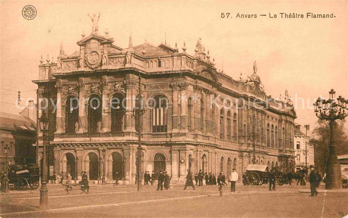 Anvers Antwerpen Le Theatre Flamand