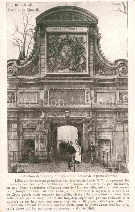 Lille Nord Porte de la Citadelle