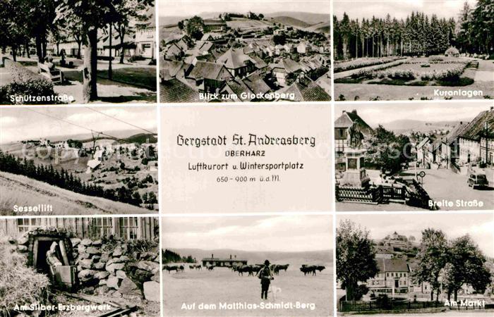 St Andreasberg Harz Schuetzenstrasse Sessellift Silber Erzbergwerk Glockenberg K