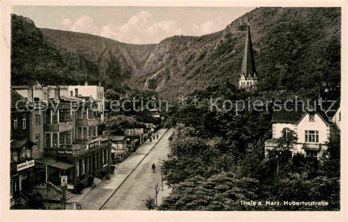Thale Harz Hubertusstrasse Kirchturm