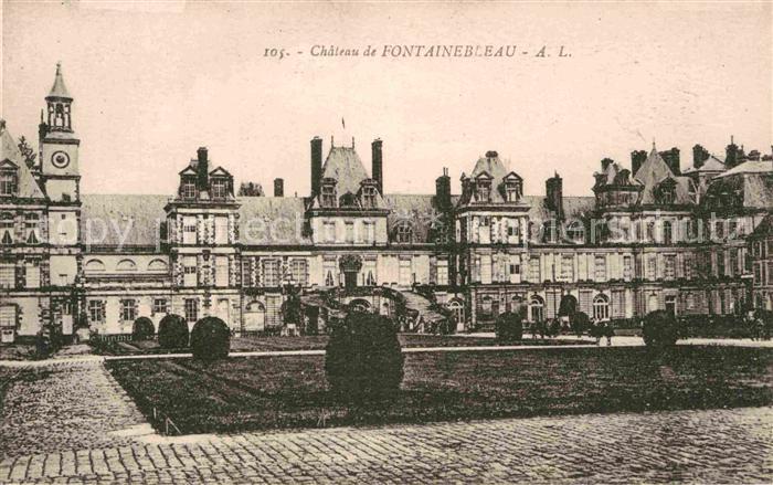 Fontainebleau Seine et Marne Chateau Schloss