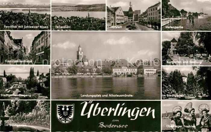 ueberlingen Bodensee Fernblick Schweizer Alpen Franziskanerstrasse Stadtgarten H