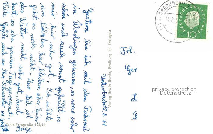 ueberlingen Bodensee Fernblick Schweizer Alpen Franziskanerstrasse Stadtgarten H – Bild 2