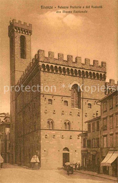 Firenze Florenz Palazzo Pretorio o del Podesta ora Museo Nazionale