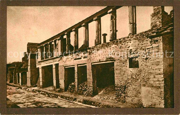 Pompei Nuovi Scavi sulla Via dell Abbondanza Piani superiori del Coenacula Antik