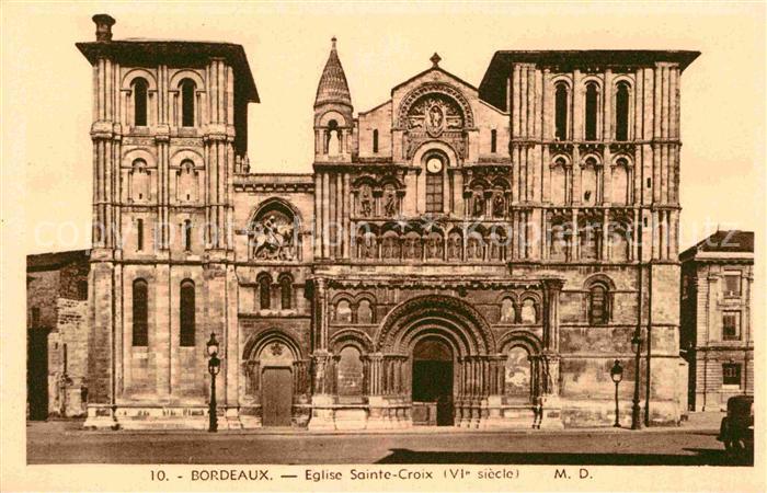 Bordeaux Eglise Sainte Croix VIe siecle Kirche
