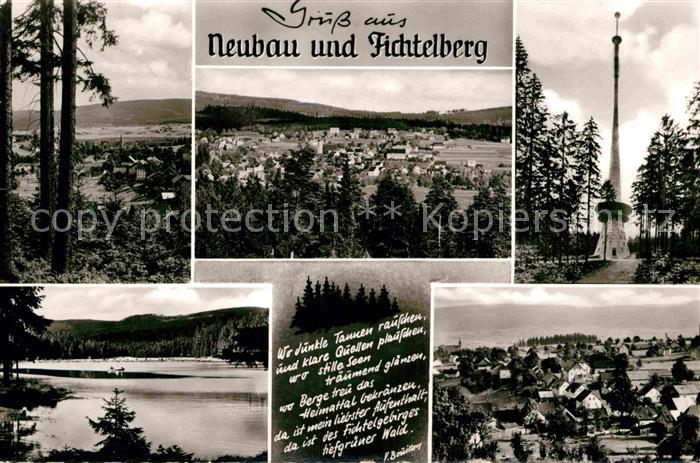 Neubau Fichtelberg Landschaftspanorama See Turm Gedicht