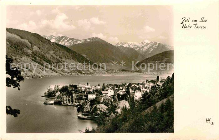 Zell See Gesamtansicht mit Alpenpanorama Hohe Tauern