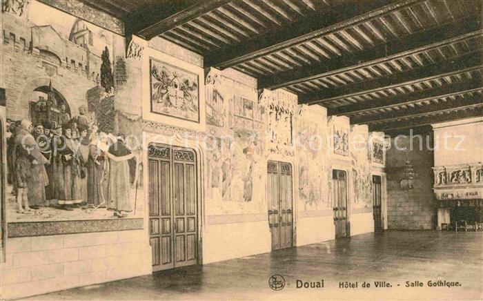 Douai 59 Hotel de Ville Salle Gothique