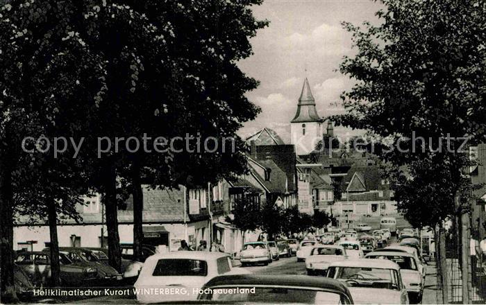 Winterberg Hochsauerland Strassenpartie Heilklimatischer Kurort