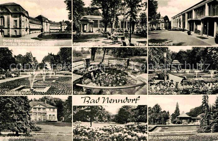 Bad Nenndorf Hotel Esplanade Badehaus Sonnengarten Schloesschen Kurgarten Wandel