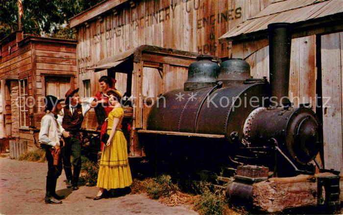 Buena Park Old Betsy ancient borax mine engine