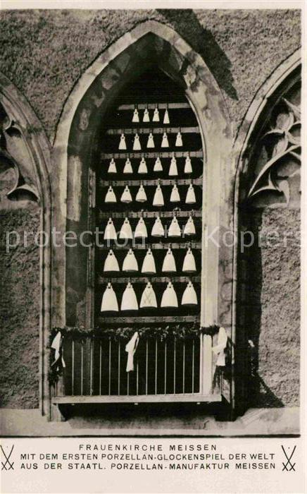 Meissen Elbe Sachsen Porzellan Glockenspiel Frauenkirche