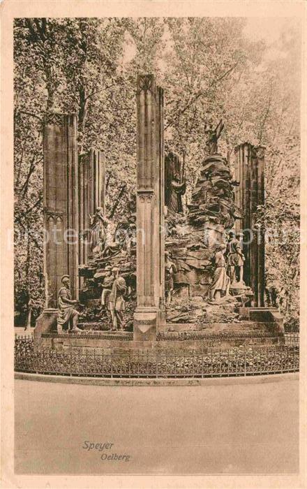 Speyer Rhein Oelberg Domgarten