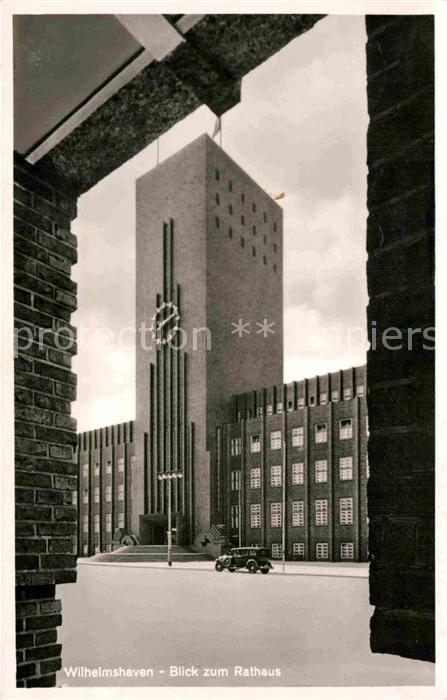 Wilhelmshaven  CITY Blick zum Rathaus