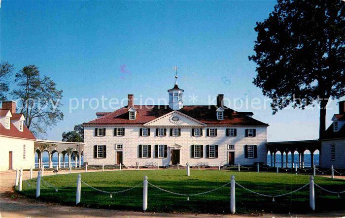 Mount Vernon Washington West Front ehemaliger Landsitz von Praesident George Was
