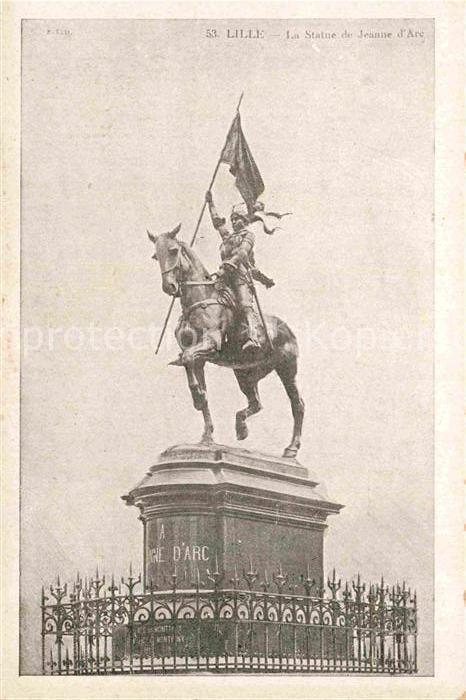 Lille Nord Statue de Jeanne d_Arc Monument Denkmal