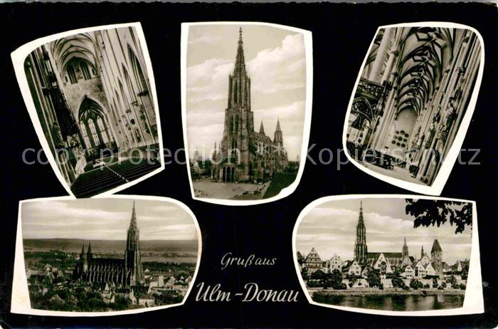 Ulm Donau Ulmer Muenster Innenansicht Altstadt